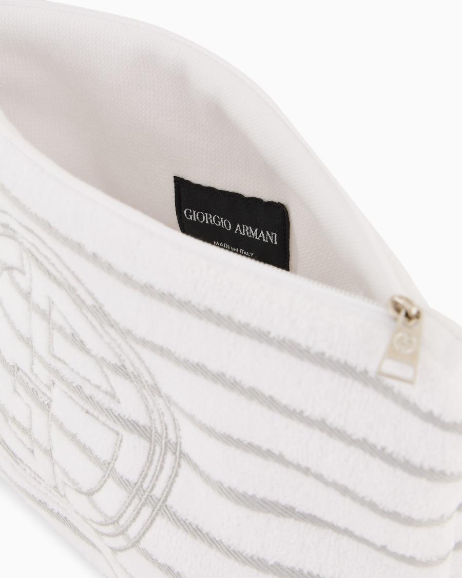 The world of armani POCHETTE IN SPUGNA DI COTONE Convenienza