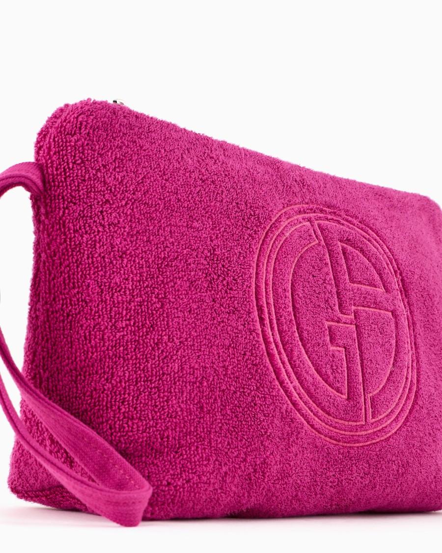 The world of armani POCHETTE IN SPUGNA DI COTONE Offerte