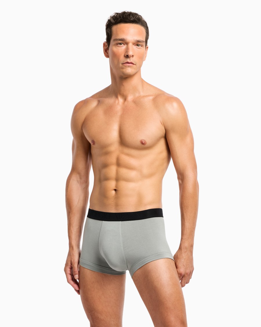 The world of armani PACK TRE BOXER IN JERSEY STRETCH Qualità Garantita