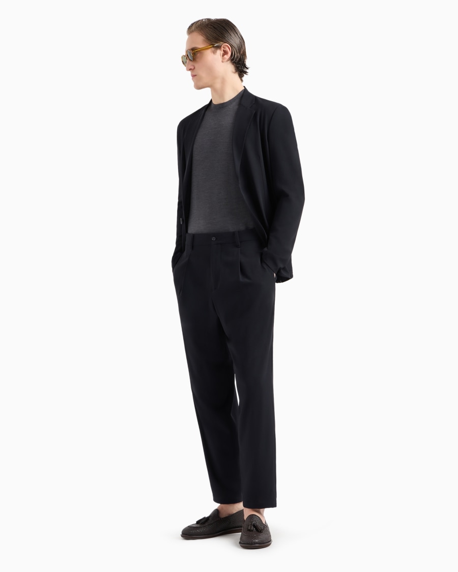 The world of armani GIACCA MONOPETTO IN LANA VERGINE Prezzo Ridotto