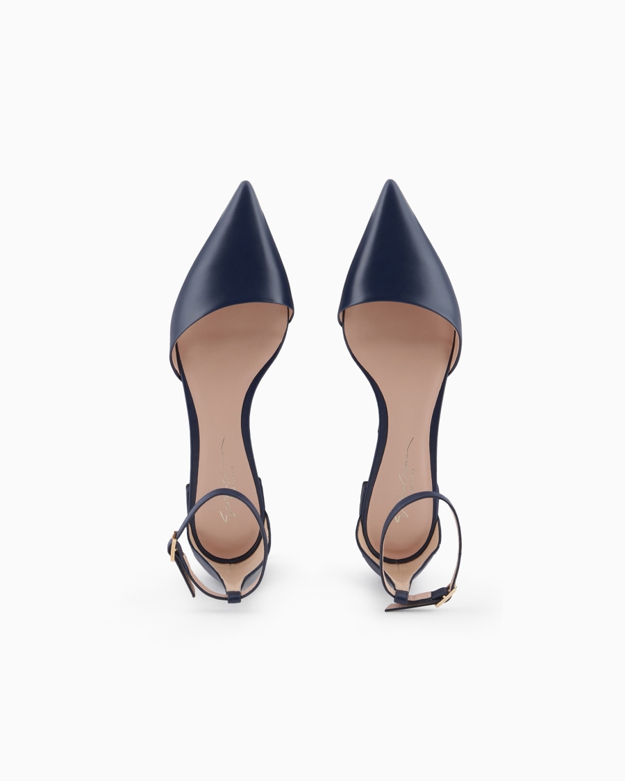 The world of armani BALLERINE CON CINTURINO IN PELLE Offerte