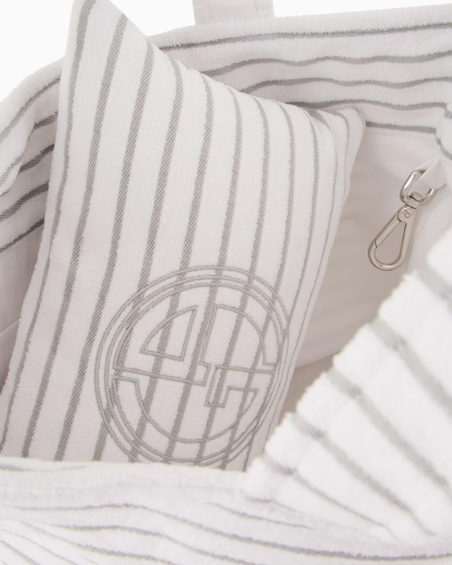 The world of armani BORSA DA MARE IN SPUGNA DI COTONE Offerta