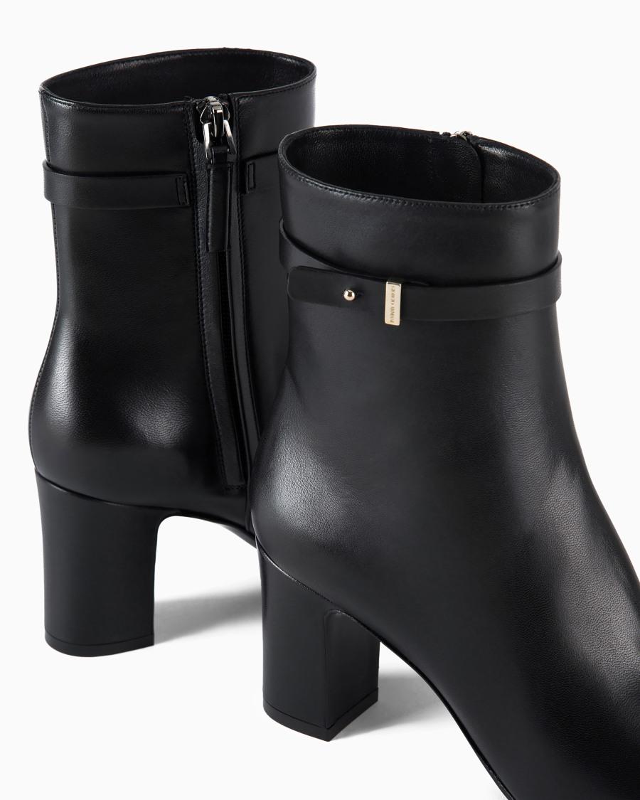 The world of armani STIVALETTI CON TACCO IN NAPPA Promozione Limitata