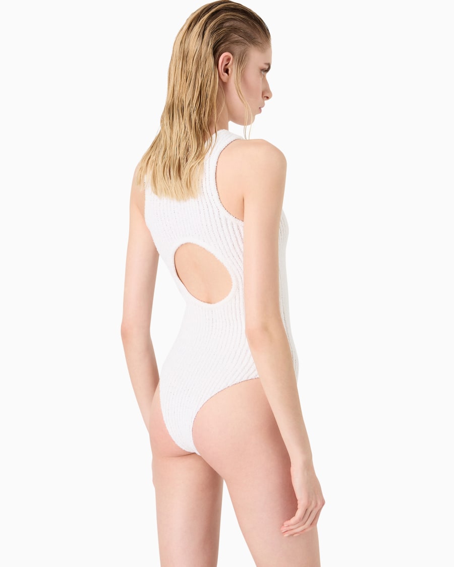 The world of armani BODY IN MISTO COTONE E VISCOSA A COSTE Shopping Online