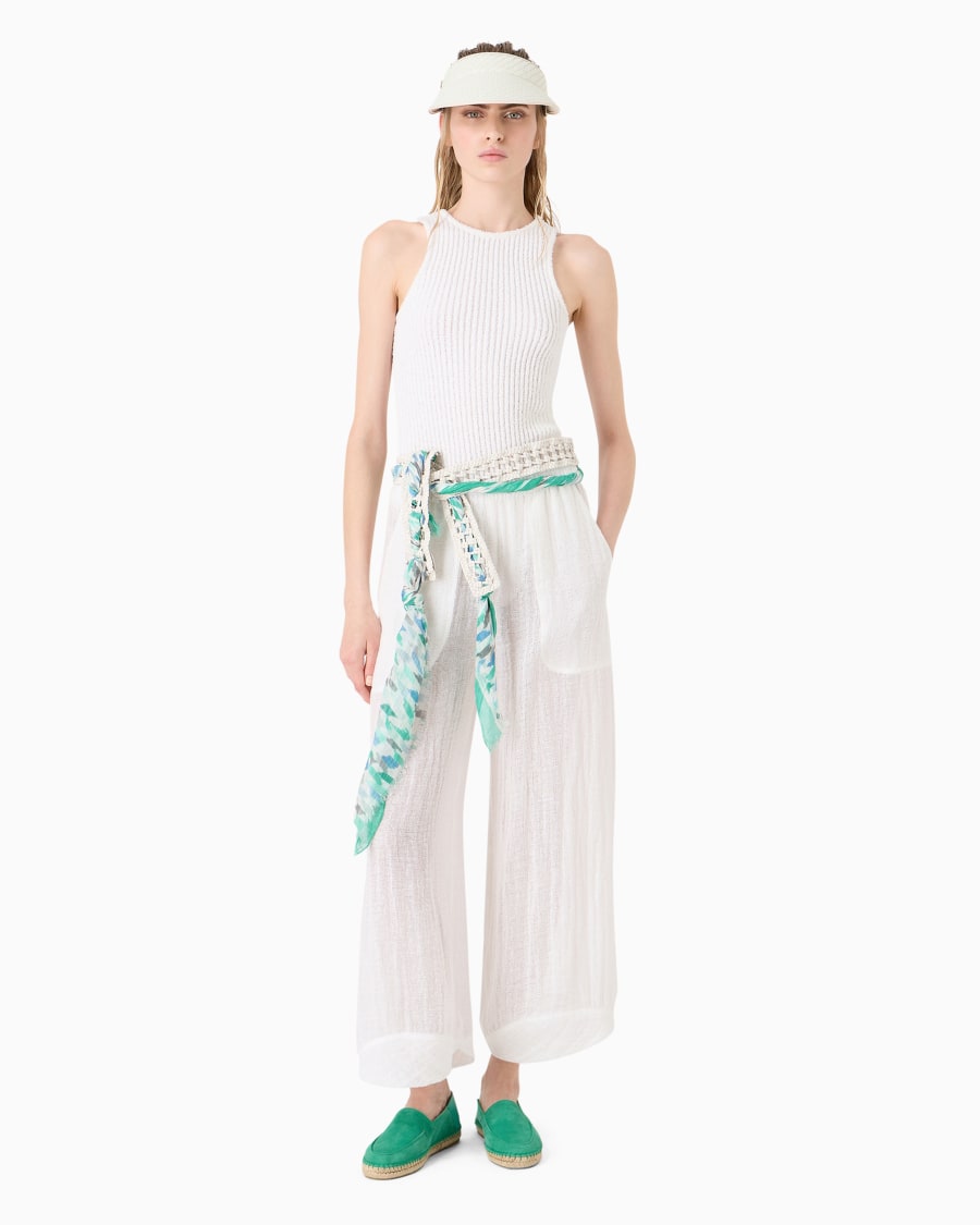 The world of armani BODY IN MISTO COTONE E VISCOSA A COSTE Shopping Online