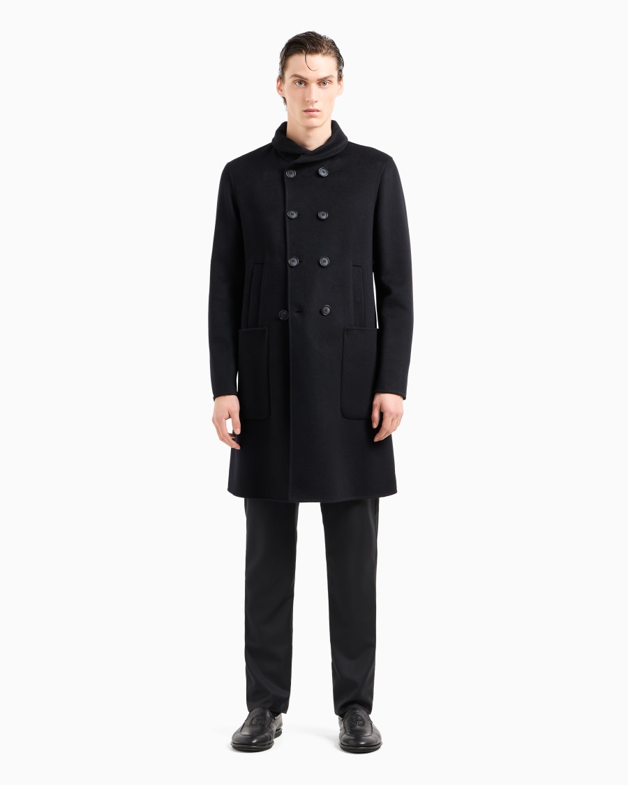 The world of armani CAPPOTTO DOPPIOPETTO ICON IN PANNO DOUBLE DI CASHMERE Convenienza