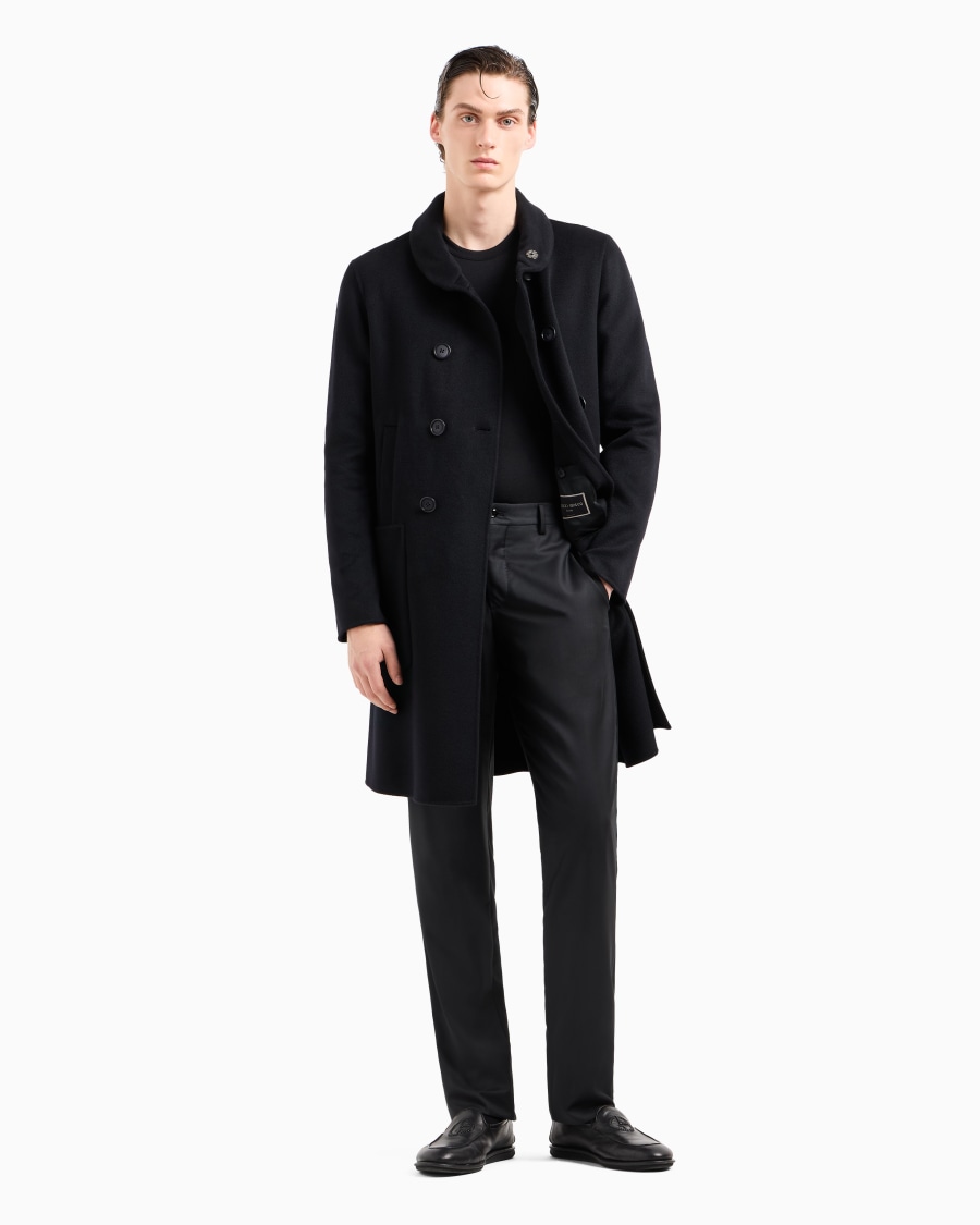 The world of armani CAPPOTTO DOPPIOPETTO ICON IN PANNO DOUBLE DI CASHMERE Convenienza