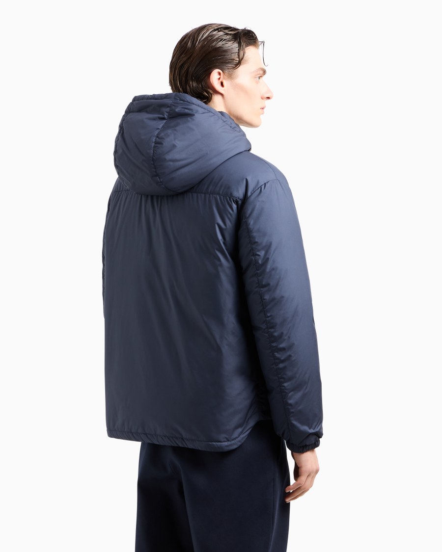 The world of armani BLOUSON CON CAPPUCCIO IMBOTTITO IN PIUMA D'OCA ASV Presa