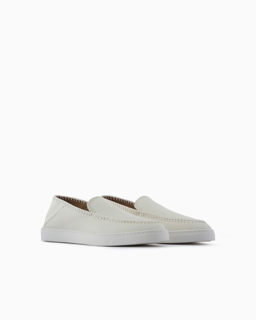 The world of armani GALLERIA 3 SLIP-ON IN NAPPA Offerta