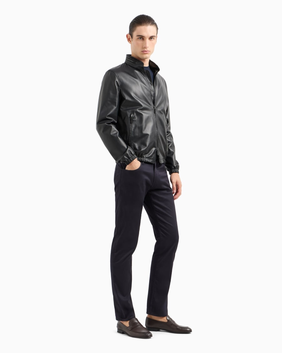 The world of armani PANTALONE 5 TASCHE REGULAR FIT IN COTONE STRETCH Liquidazione