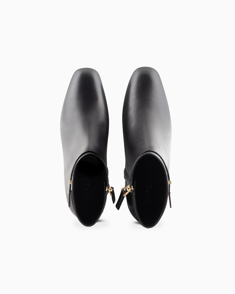 The world of armani STIVALETTI CON TACCO IN NAPPA Super Saving Price
