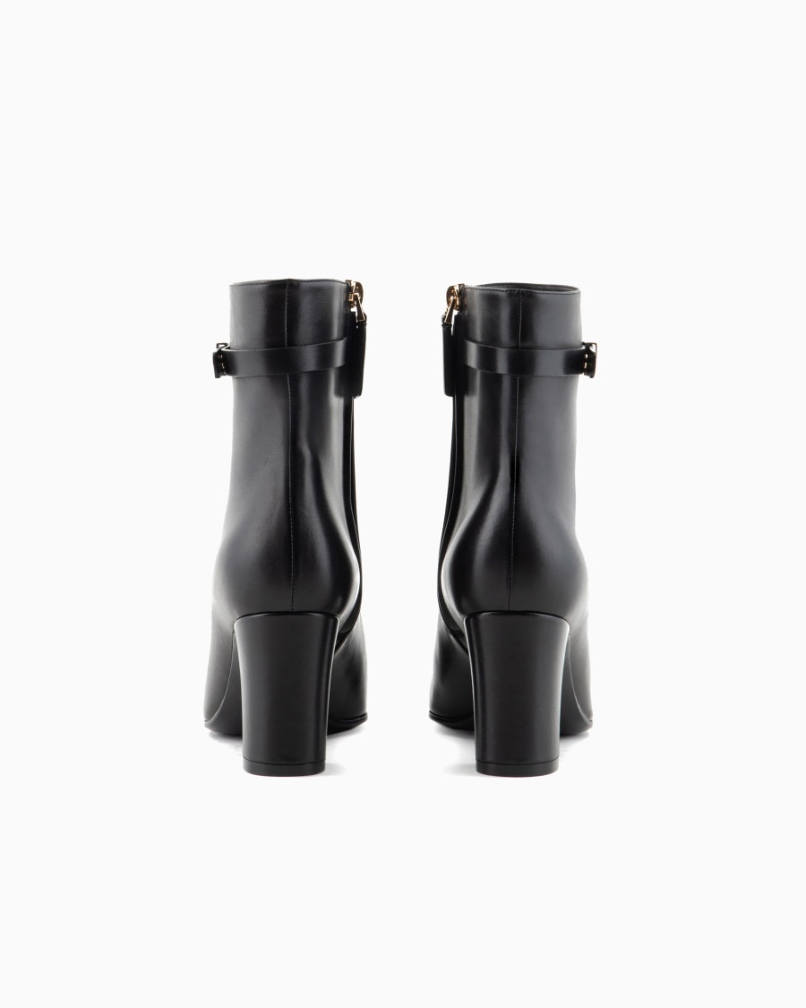 The world of armani STIVALETTI CON TACCO IN NAPPA Super Saving Price