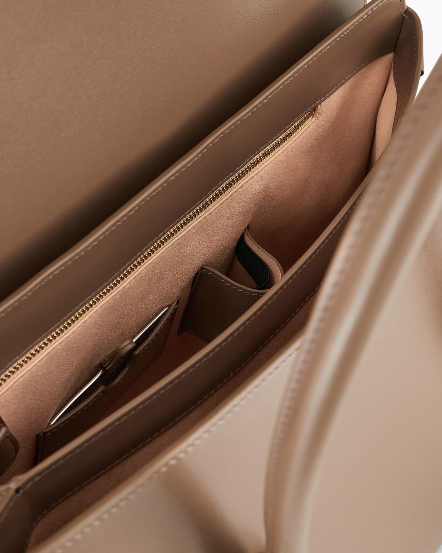 The world of armani BAULETTO GRANDE LA PRIMA IN PELLE PALMELLATA Enormi sconti