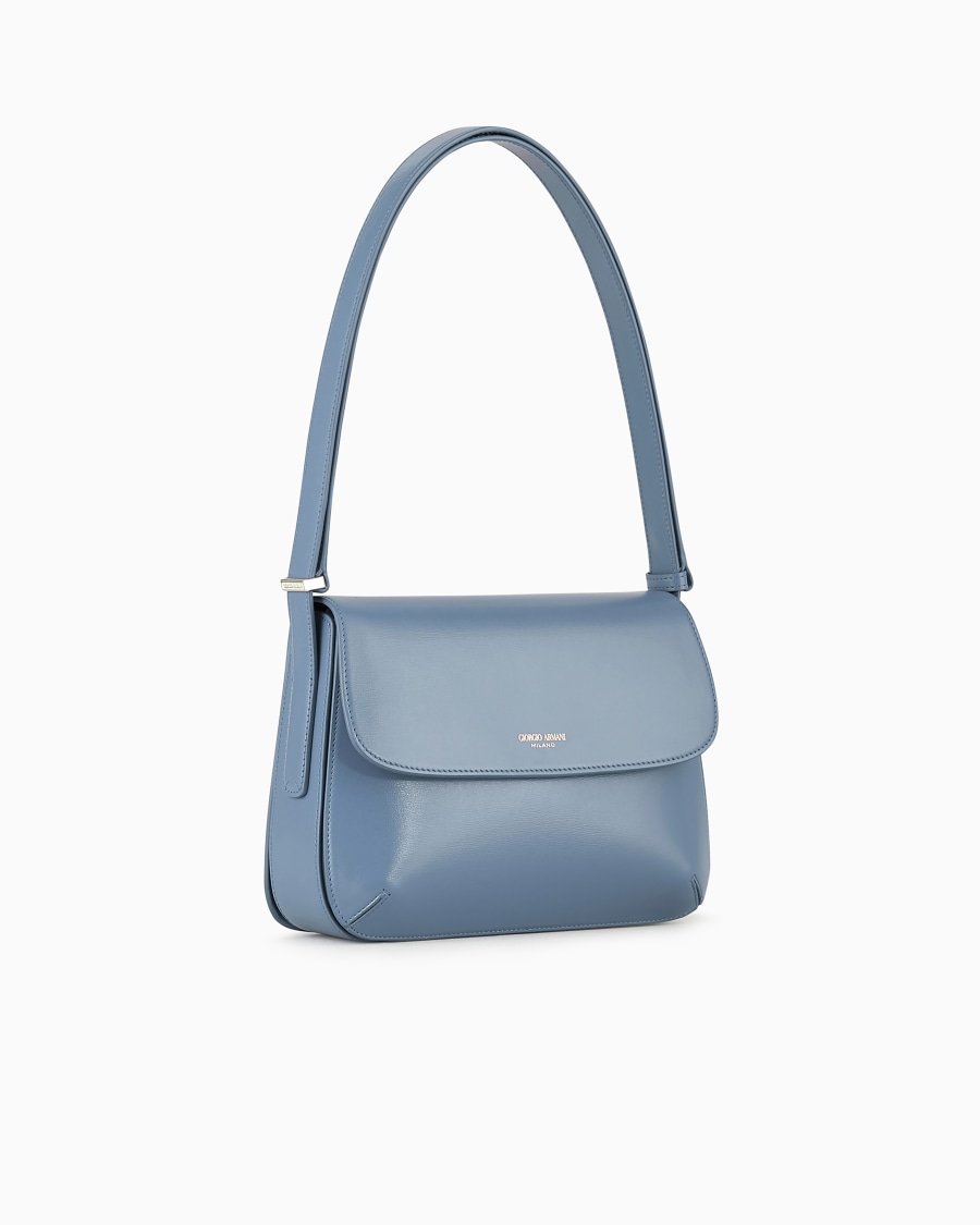 The world of armani BORSA MEDIA LA PRIMA IN PELLE PALMELLATA 50% di sconto con spedizione gratuita
