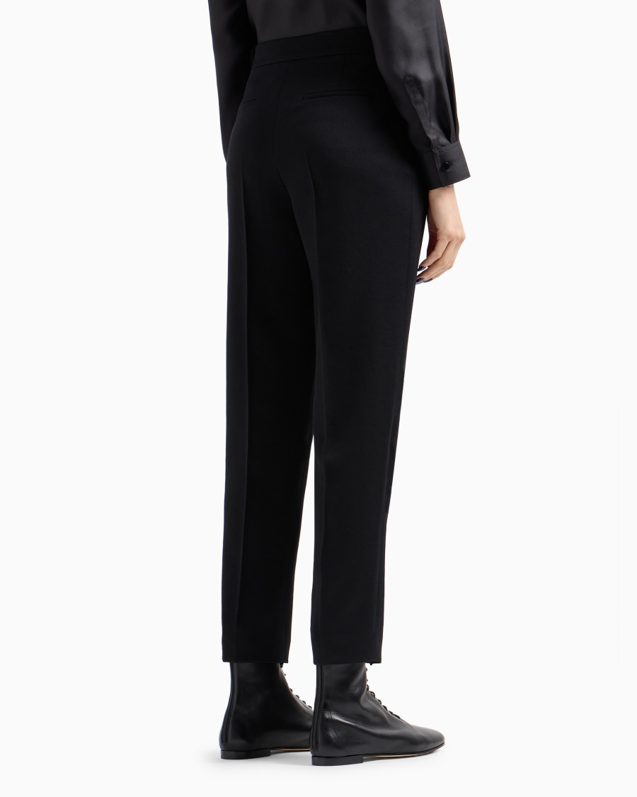 The world of armani PANTALONI DRITTI IN LANA VERGINE Esporta salva