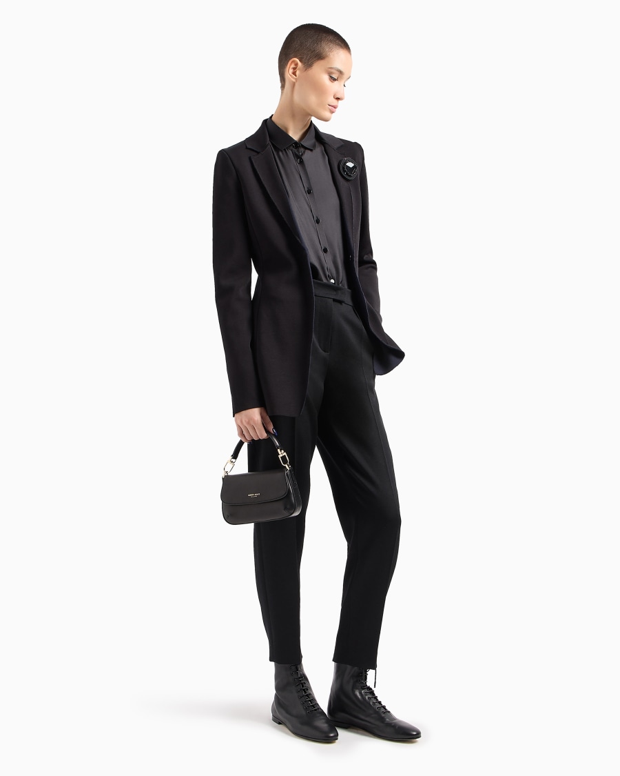 The world of armani PANTALONI DRITTI IN LANA VERGINE Esporta salva
