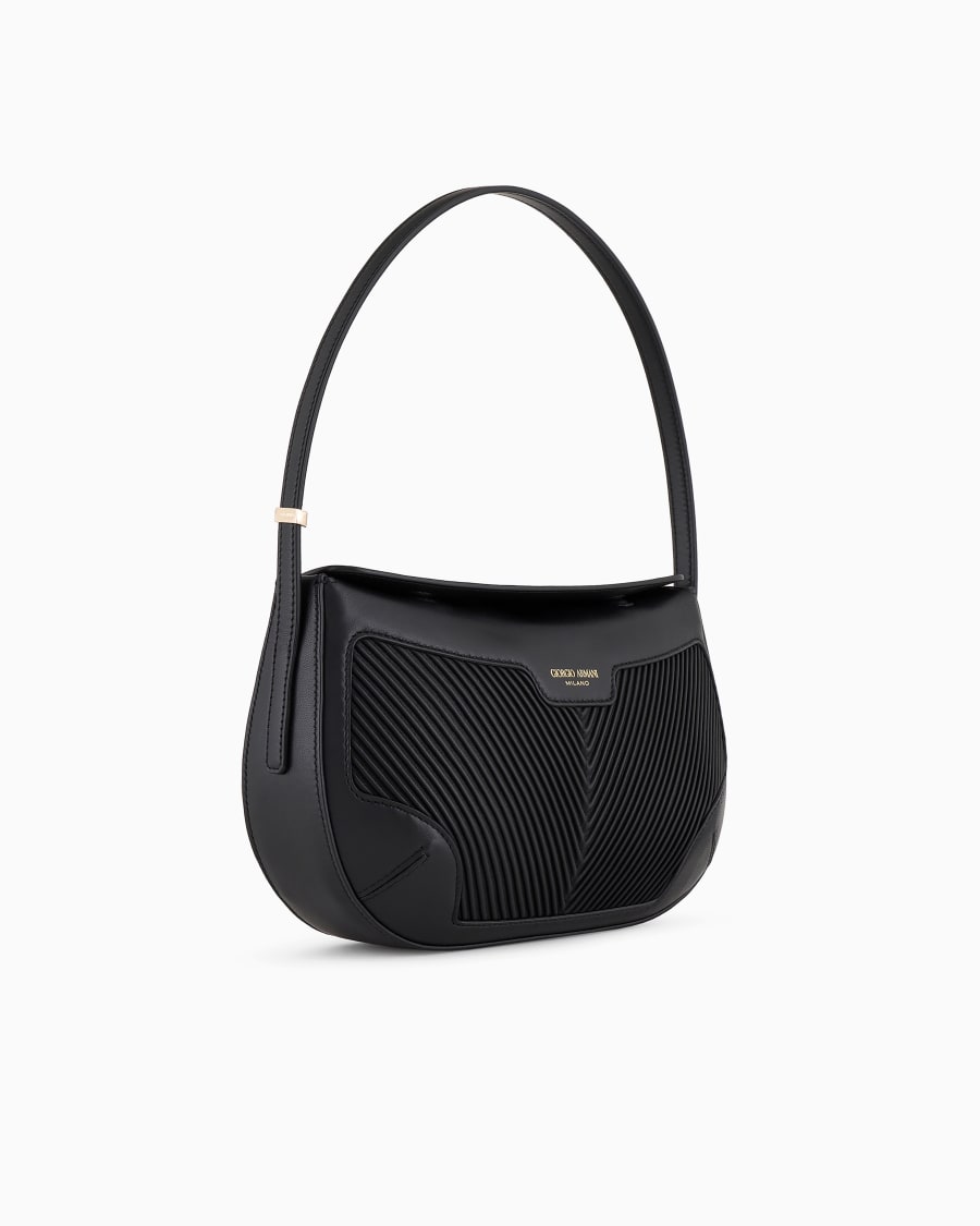 The world of armani BORSA A MANO LA PRIMA IN NAPPA PLISSÉ Spedizione gratuita