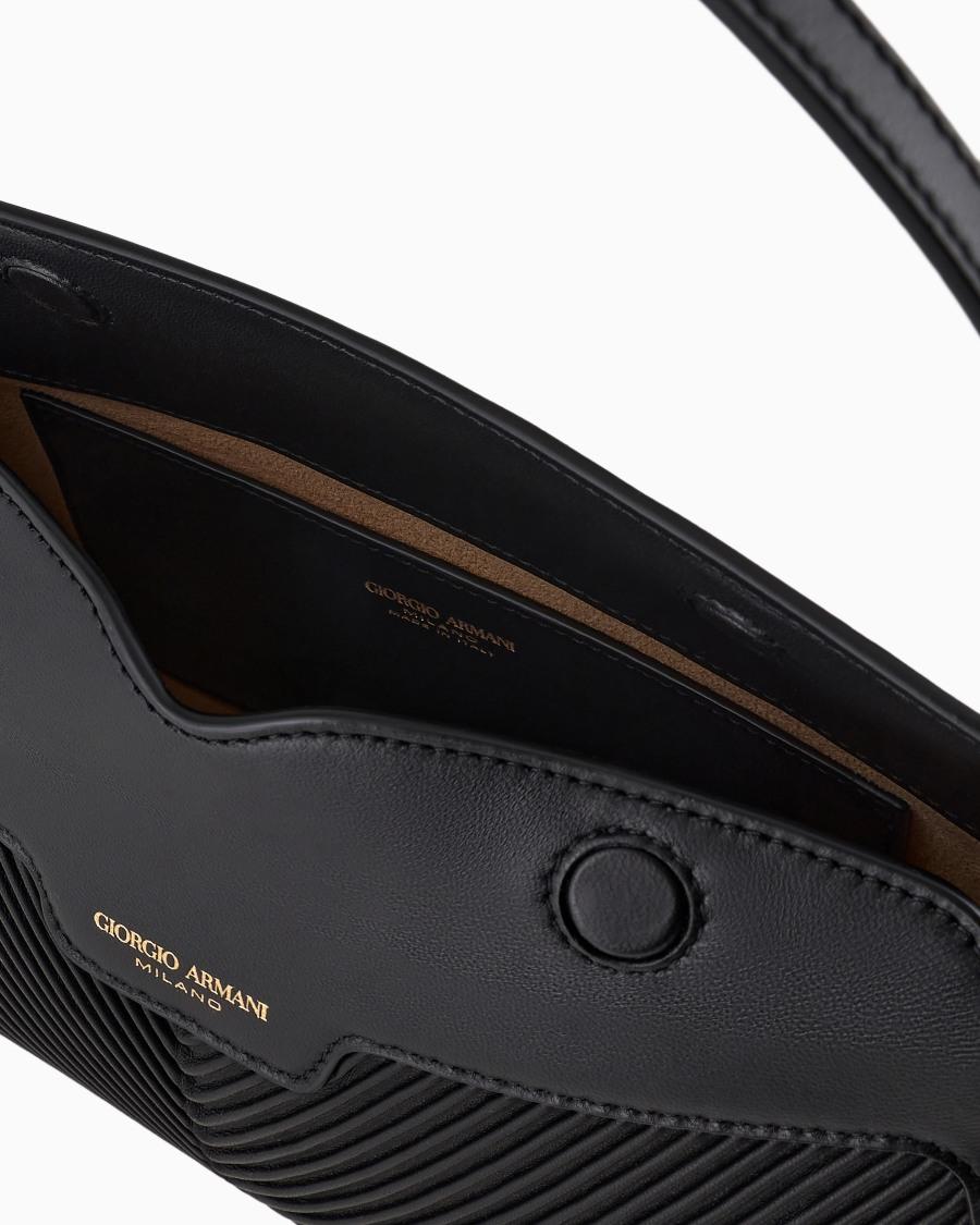The world of armani BORSA A MANO LA PRIMA IN NAPPA PLISSÉ Spedizione gratuita