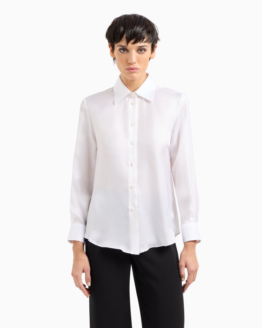 The world of armani CAMICIA IN SETA ORGANICA Fornitura limitata