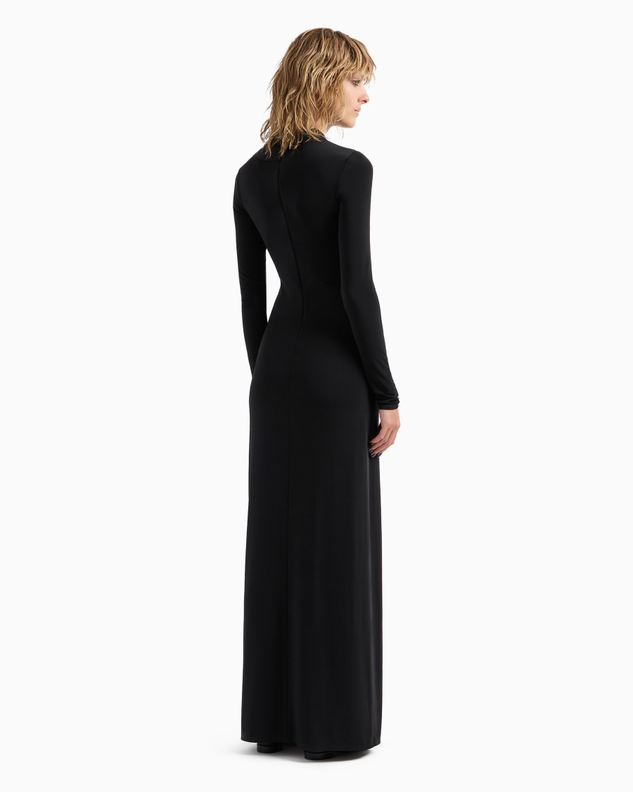 The world of armani ABITO LUNGO IN JERSEY DI VISCOSA STRETCH CON STRASS ASV Offerta Anniversario