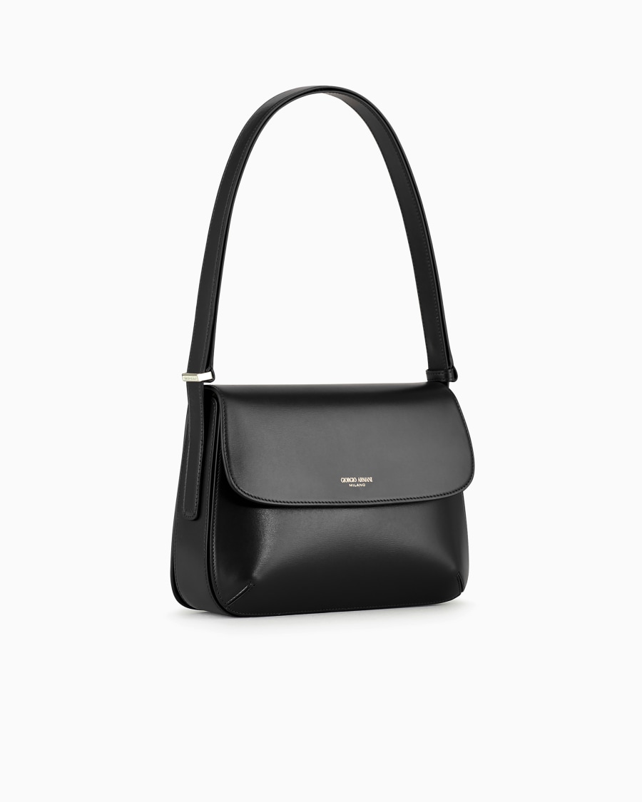 The world of armani BORSA MEDIA LA PRIMA IN PELLE PALMELLATA Vendita calda