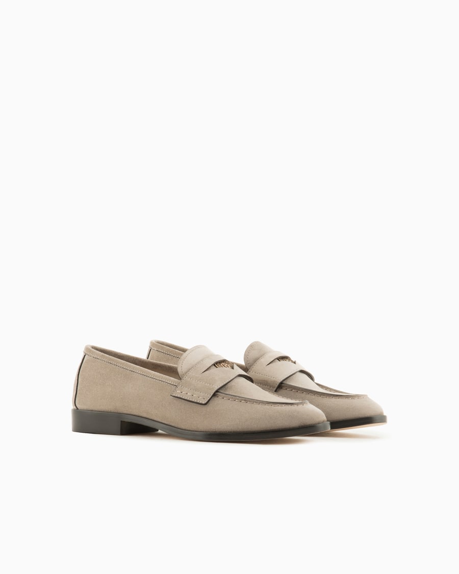 The world of armani MOCASSINI IN SUEDE Grandi sconti