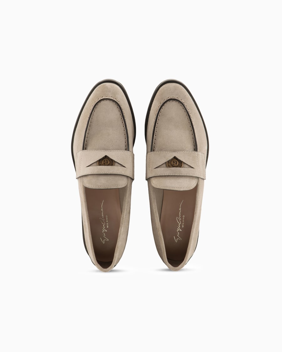 The world of armani MOCASSINI IN SUEDE Grandi sconti