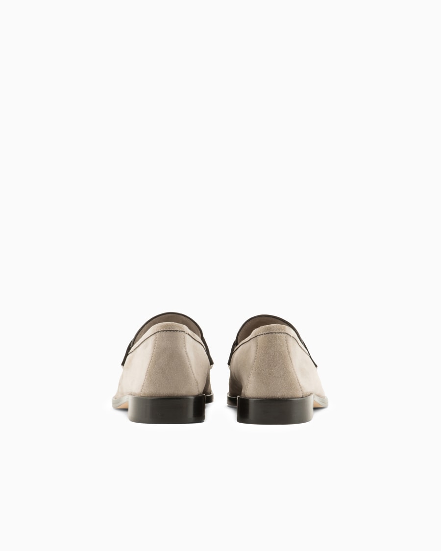 The world of armani MOCASSINI IN SUEDE Grandi sconti