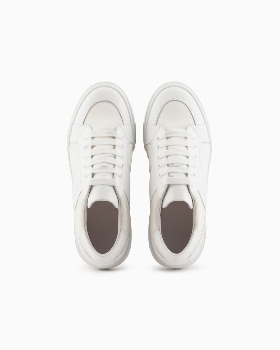 The world of armani SNEAKERS IN PELLE E TESSUTO Offerta settimanale