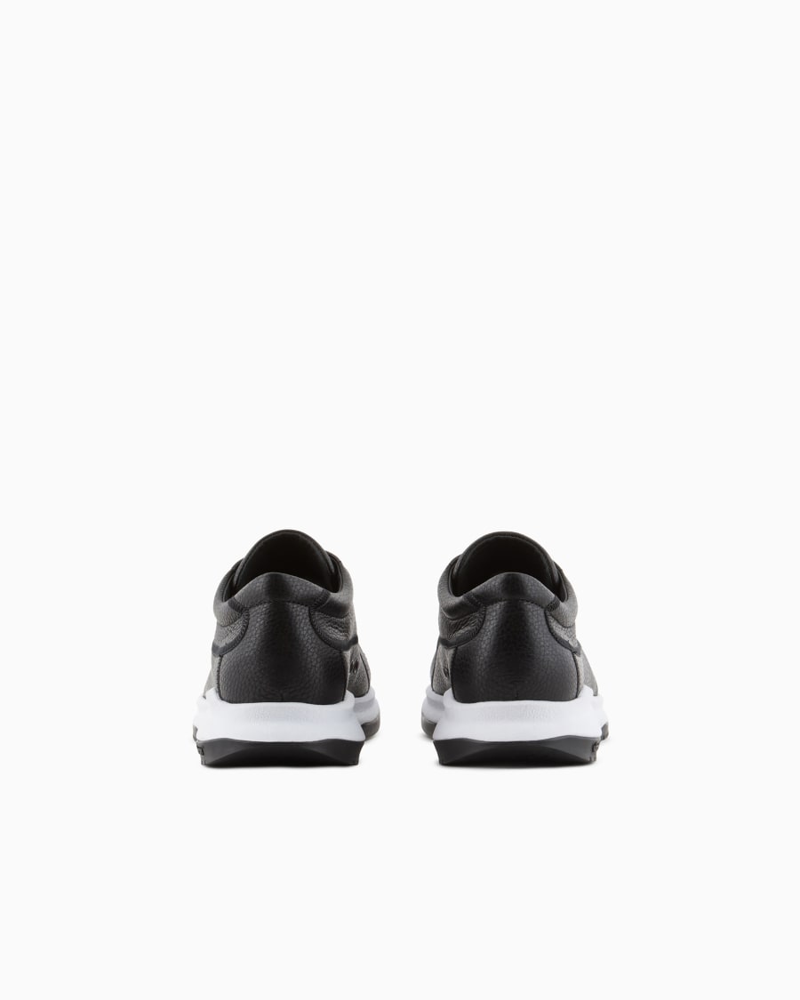 The world of armani SNEAKERS IN CERVO E PELLE Promozione temporanea