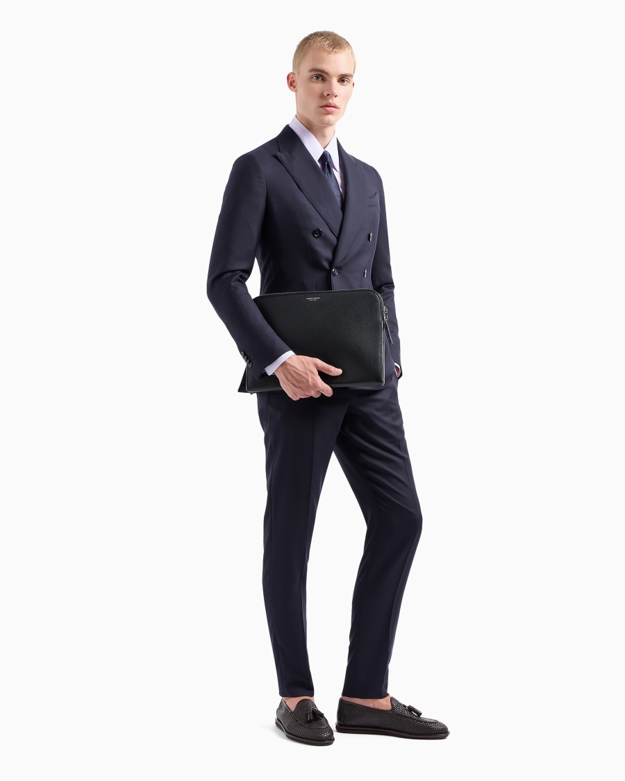 The world of armani CAMICIA REGULAR FIT IN COTONE Enormi sconti