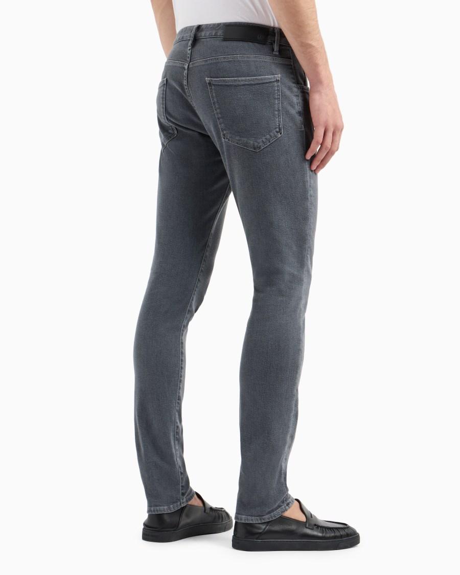 The world of armani PANTALONE 5 TASCHE SLIM FIT IN DENIM DI COTONE STRETCH Limitato a 3 giorni