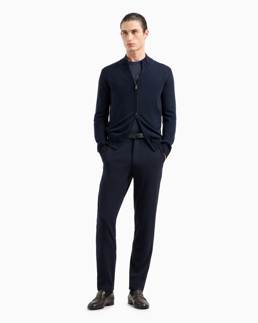 The world of armani T-SHIRT GIROCOLLO BORGONUOVO 11 IN JERSEY DI COTONE PIMA Duty-free