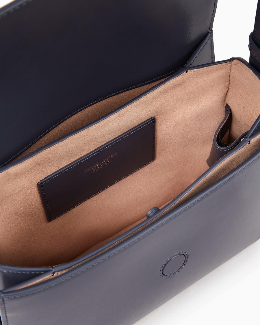 The world of armani BORSA MEDIA LA PRIMA IN PELLE PALMELLATA Soddisfazione Garantita