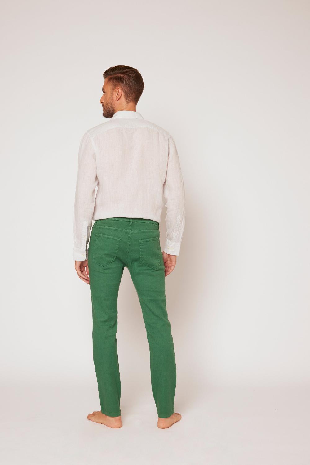 120% Lino 5 Pocket Regular Pant Vendite Flash
