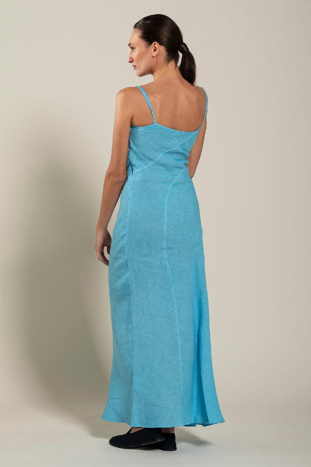 120% Lino Maxi Dress Promozione Limitata