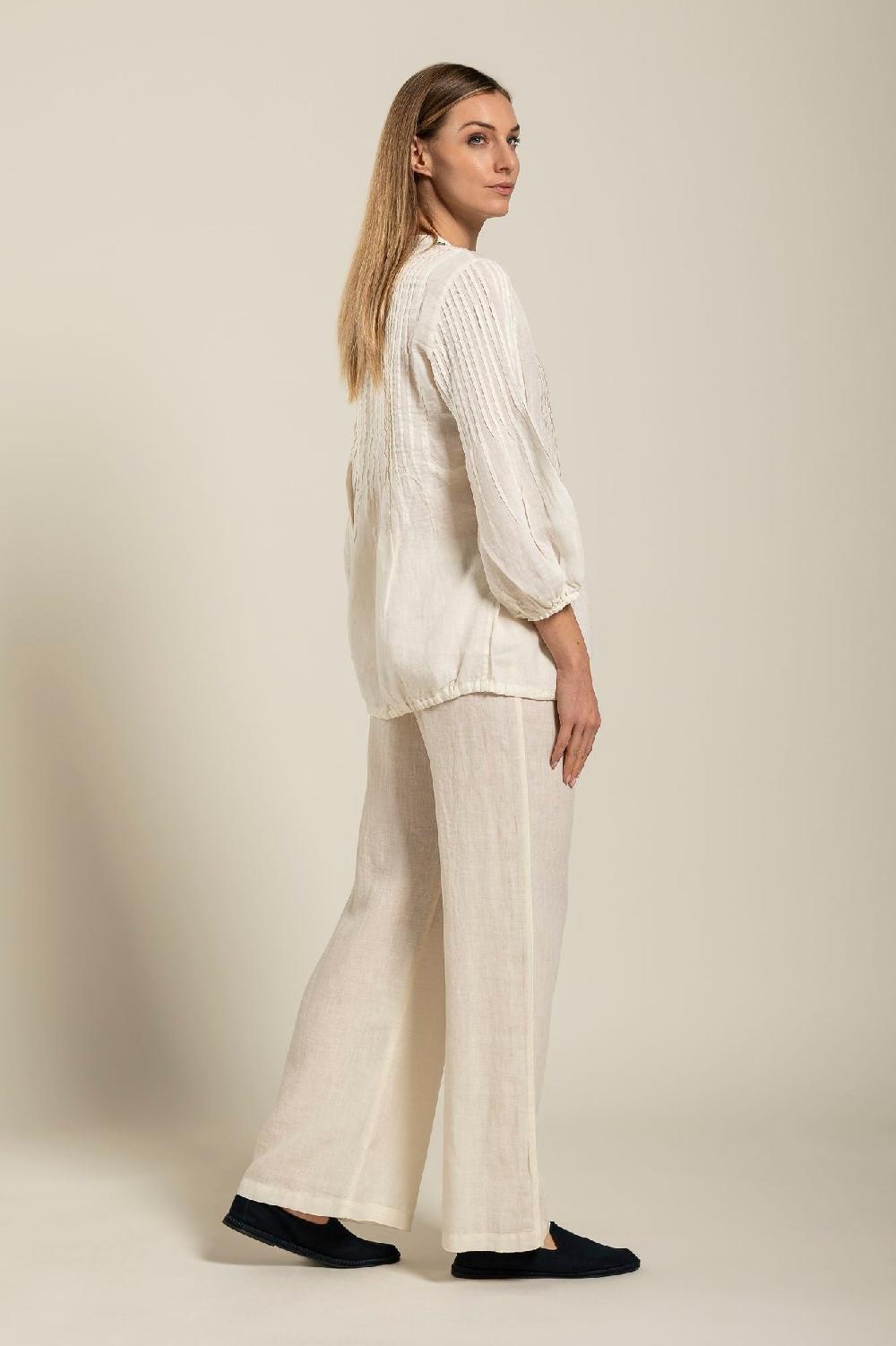 120% Lino Long Sleeve Blouse With Sequin Detail I Più Venduti