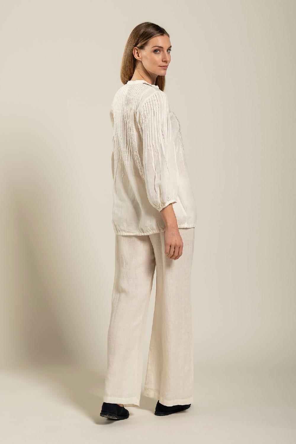 120% Lino Long Sleeve Blouse With Sequin Detail I Più Venduti