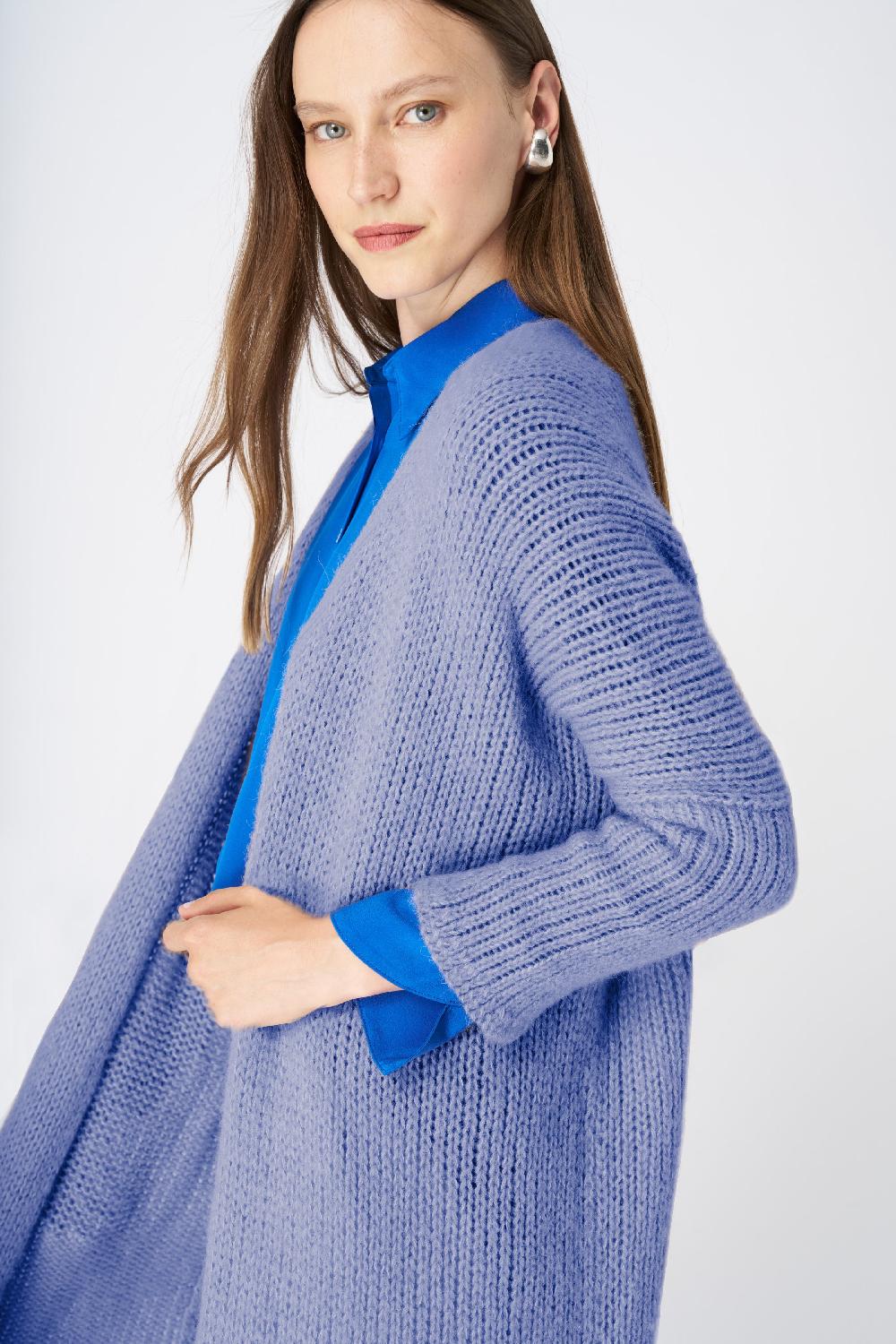 120% Lino Cashmere Blend Duster Negozio