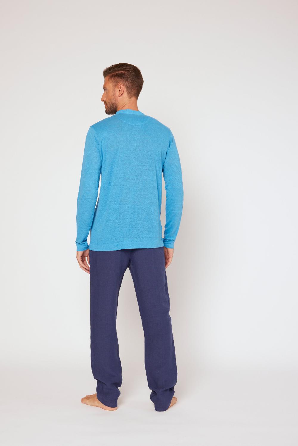 120% Lino Long Sleeve T-Shirt Novità