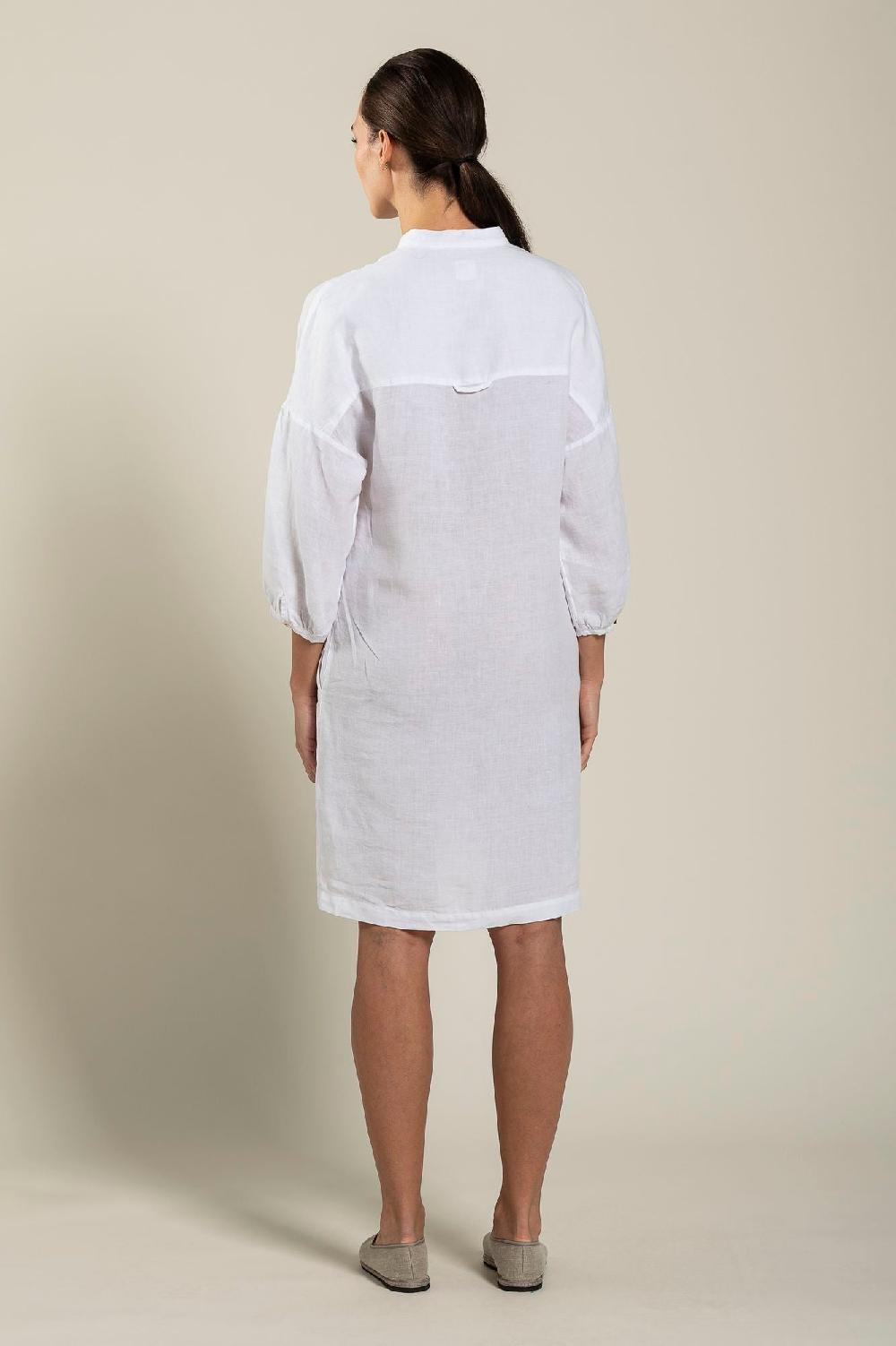 120% Lino Dress With Pockets Spedizione Gratuita