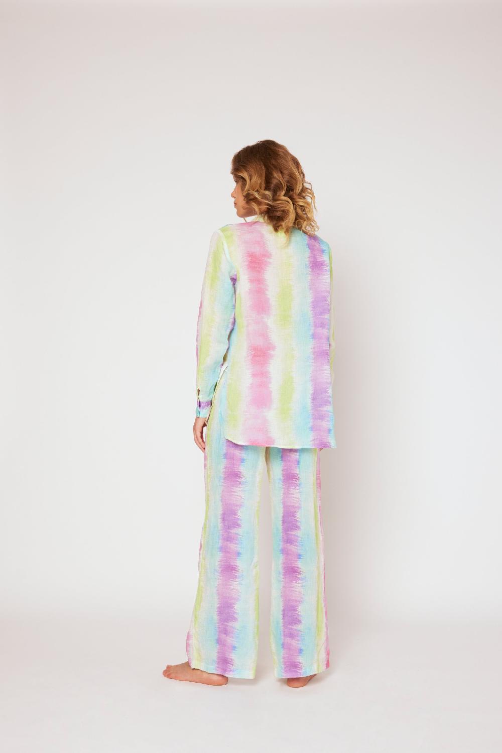 120% Lino Tie Dye Pants Online