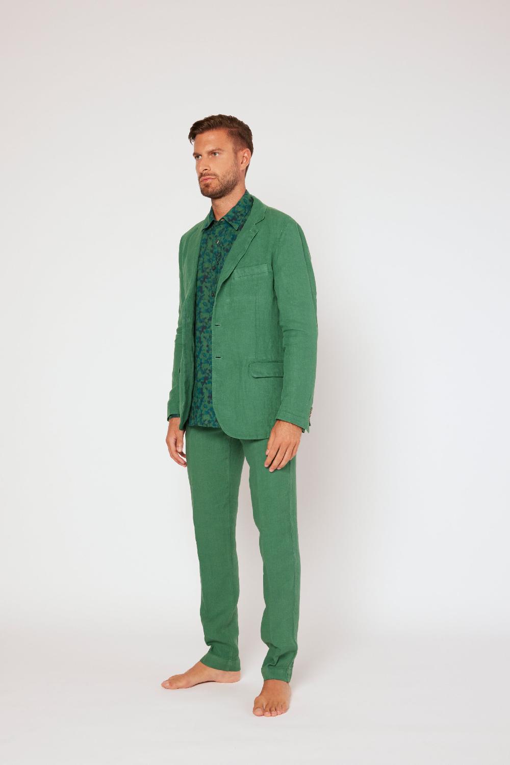 120% Lino Linen Jacket Outlet