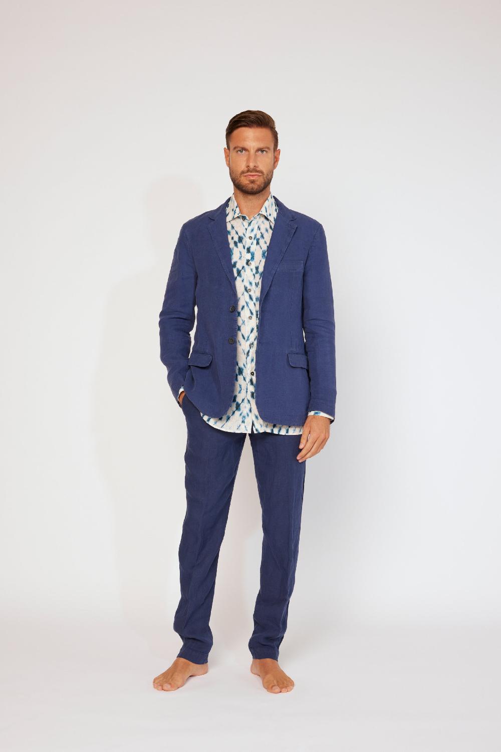 120% Lino Linen Jacket Outlet