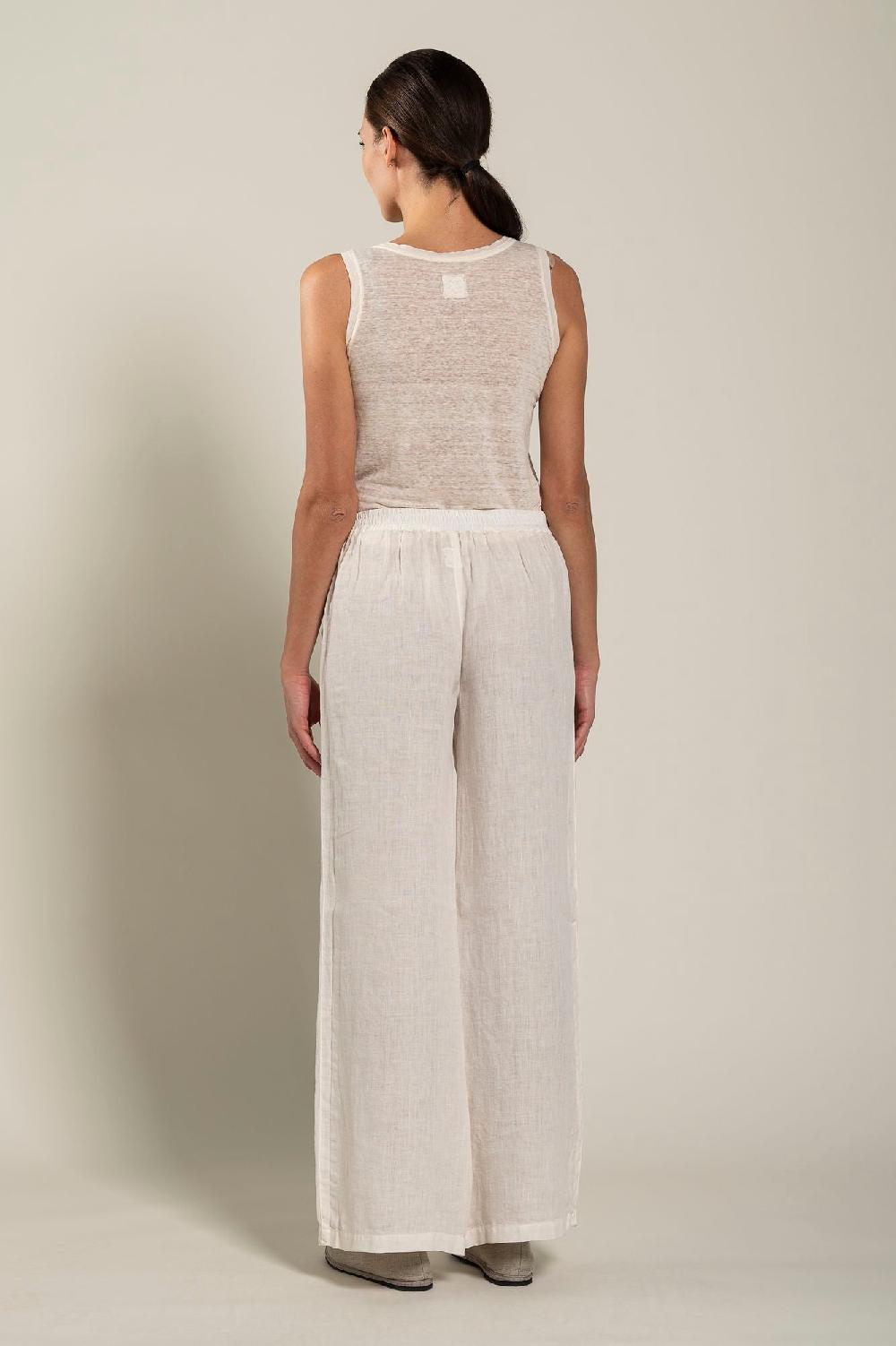 120% Lino Woman Pant High-Waisted 2025