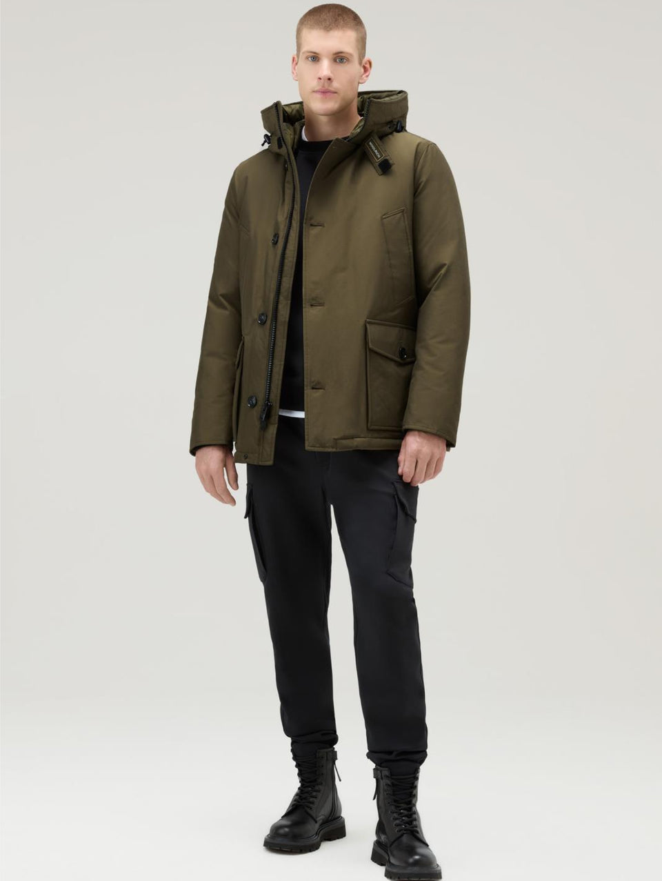 WOOLRICH Parka Arctic Anorak in Ramar Verde Moda