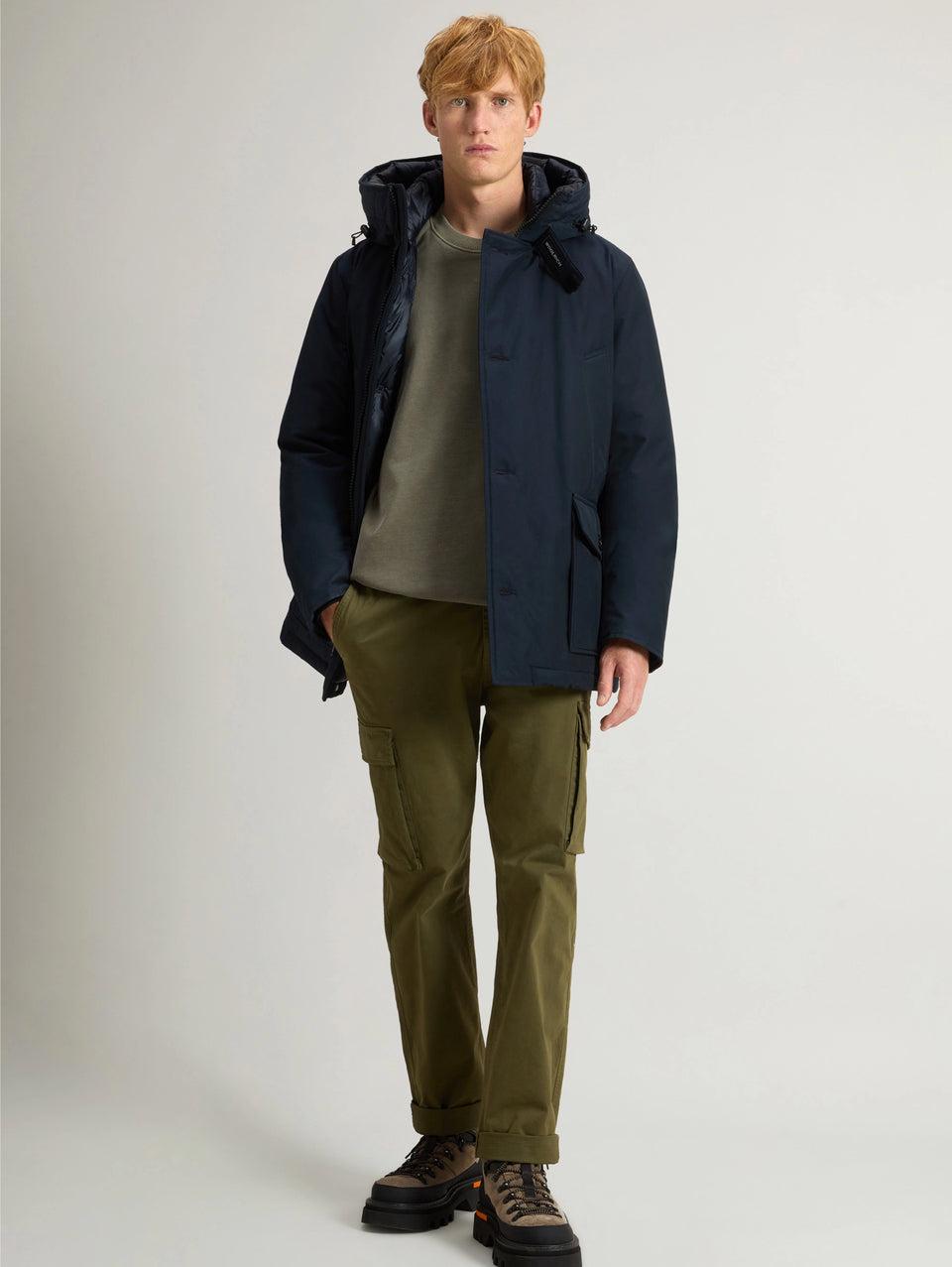 WOOLRICH Parka Arctic Anorak in Ramar Blu Italy