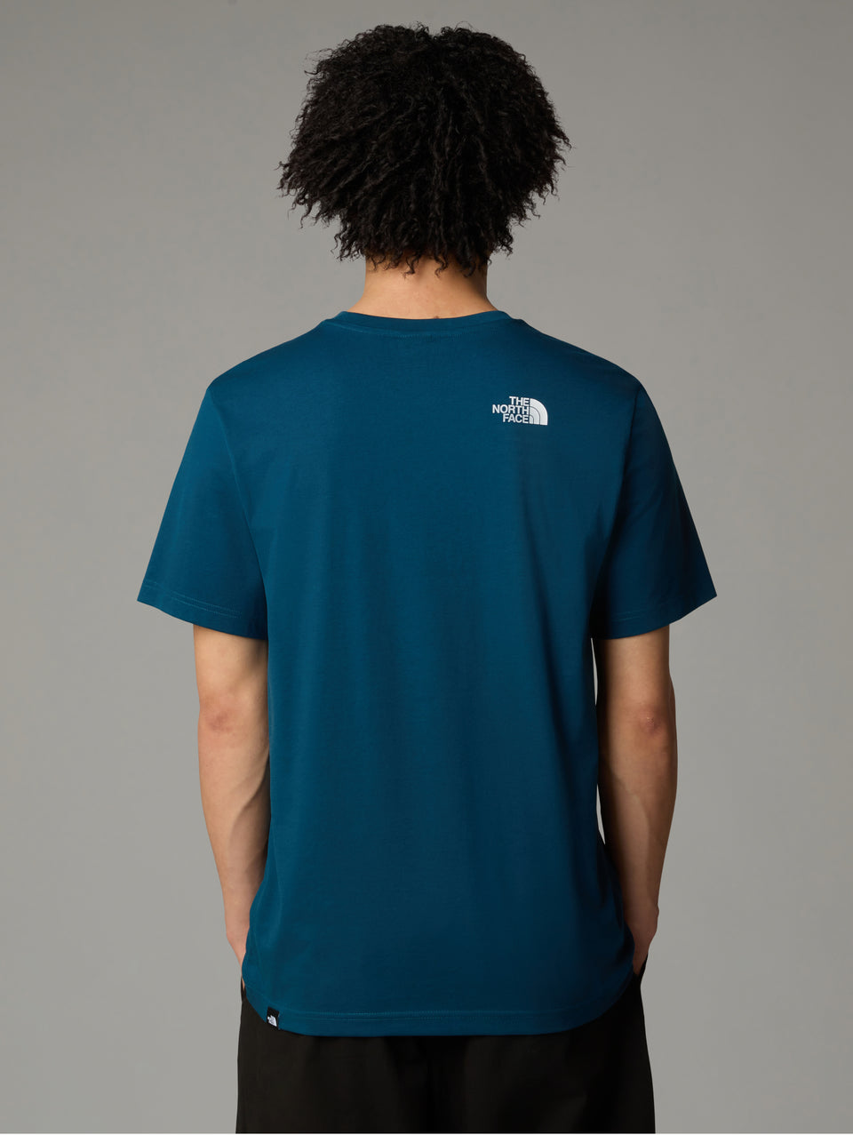 THE NORTH FACE T-shirt Regular Fit con Logo Petrolio Vendita