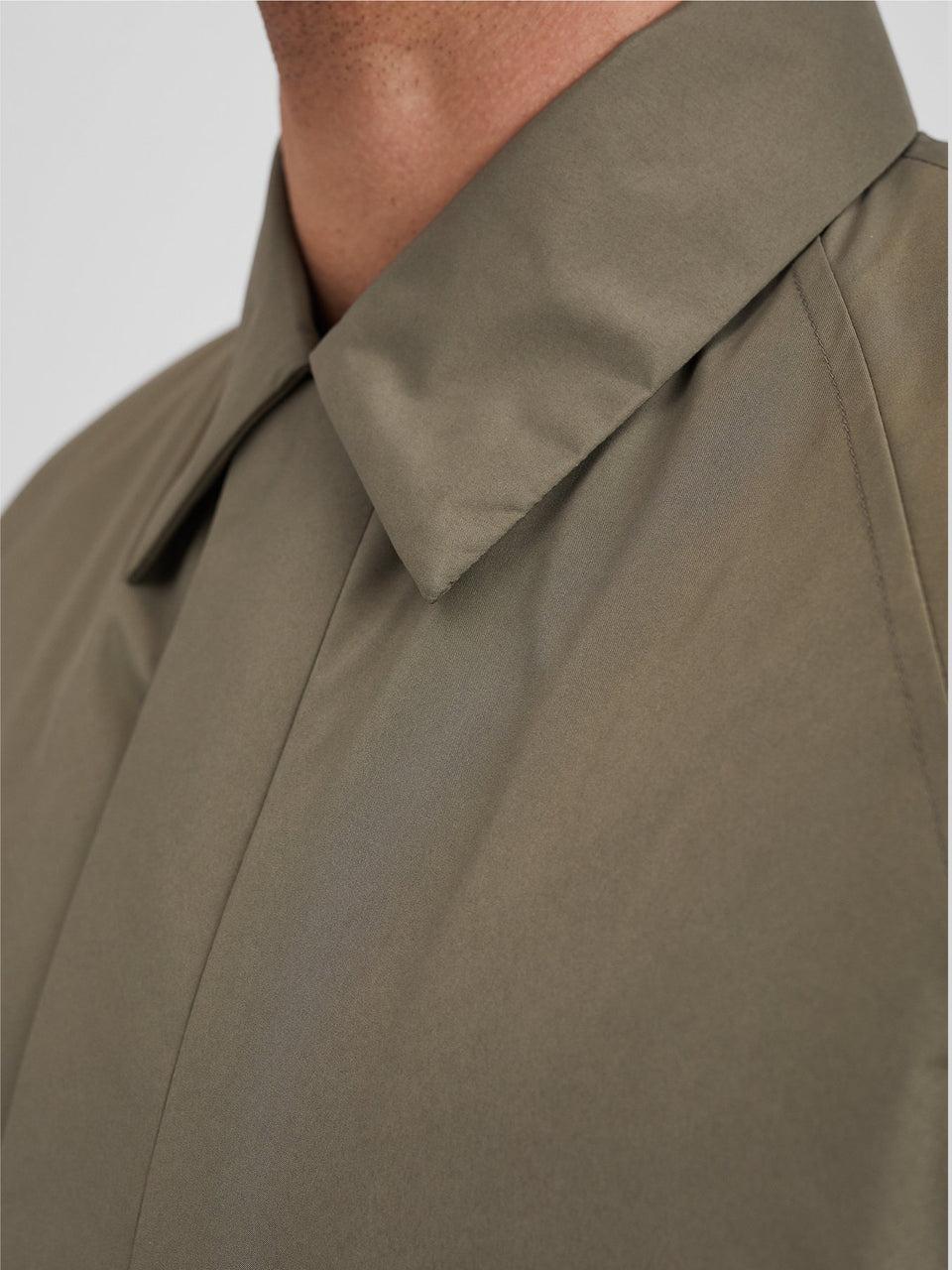 NORSE PROJECTS Cappotto Impermeabile in Membrana Verde Qualità Garantita