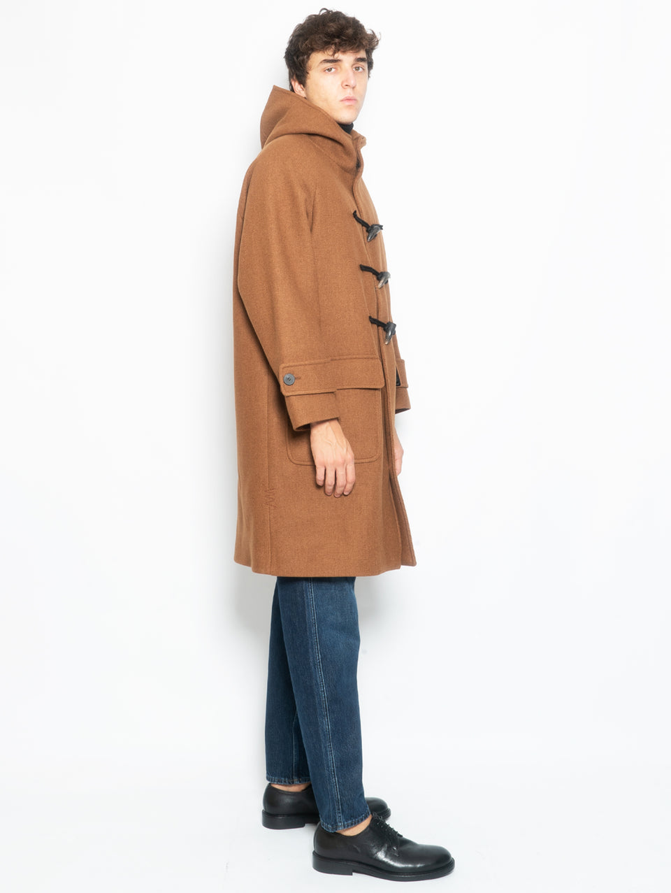 AMARANTO Cappotto Montgomery in Twill Biscotto Sconto